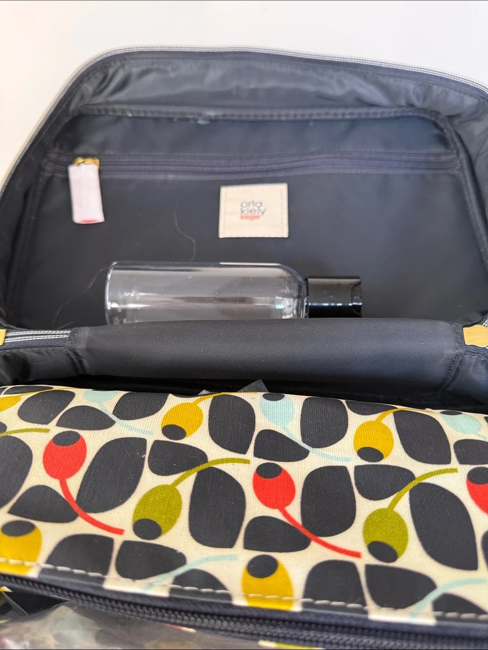 Orla Kiely Multicolor Stem Print Cosmetic Bag
